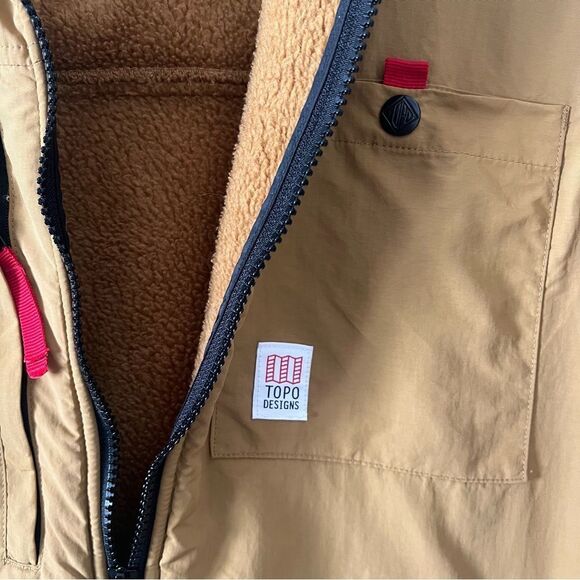 TOPO DESIGNS — SUBALPINE FLEECE KHAKI // Men’s Small - Picture 4 of 6